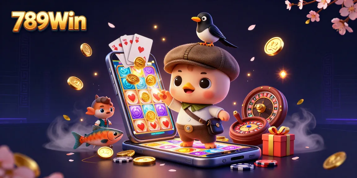 Experience thrilling gaming at 789Win with vibrant 3D characters and slot game excitement