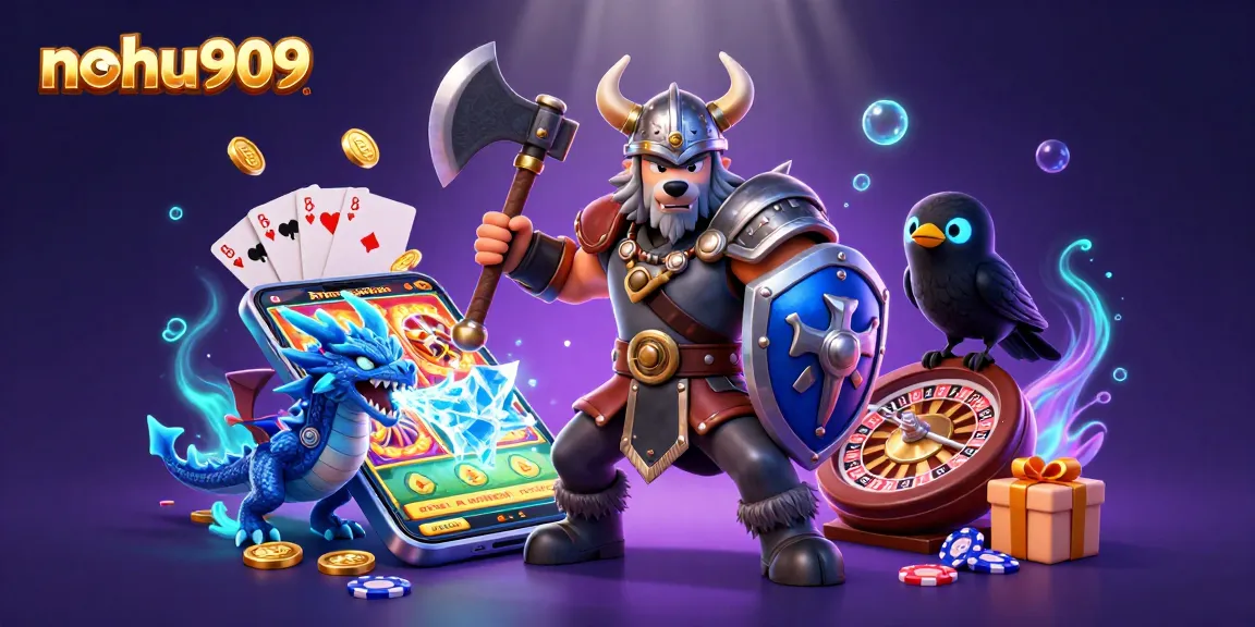 Engage with thrilling gameplay at nohu909 featuring colorful slot games and vibrant characters.