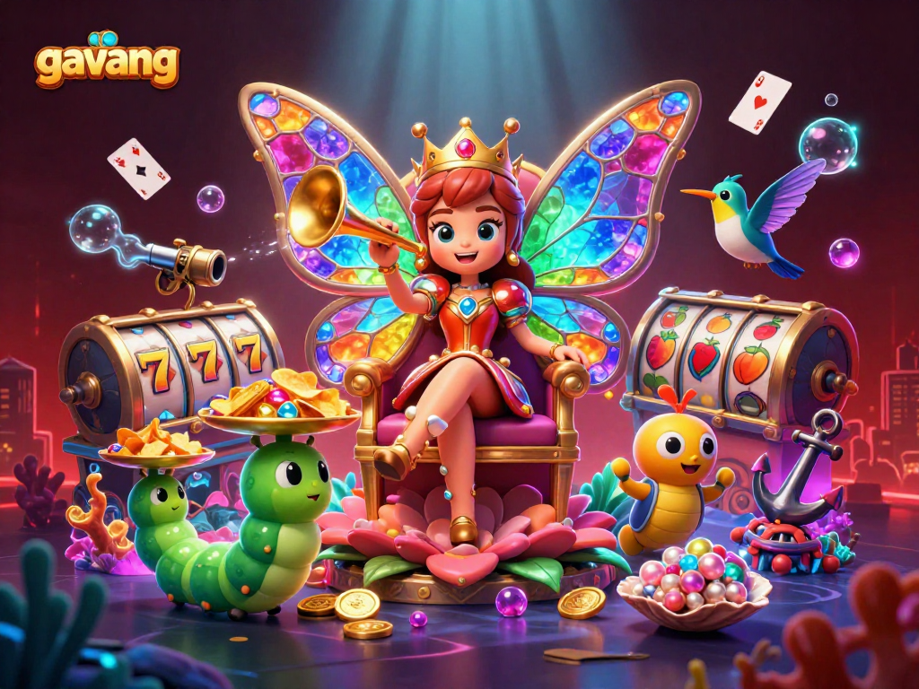 Experience thrilling wins with gavang's captivating casino adventure in vibrant 3D.